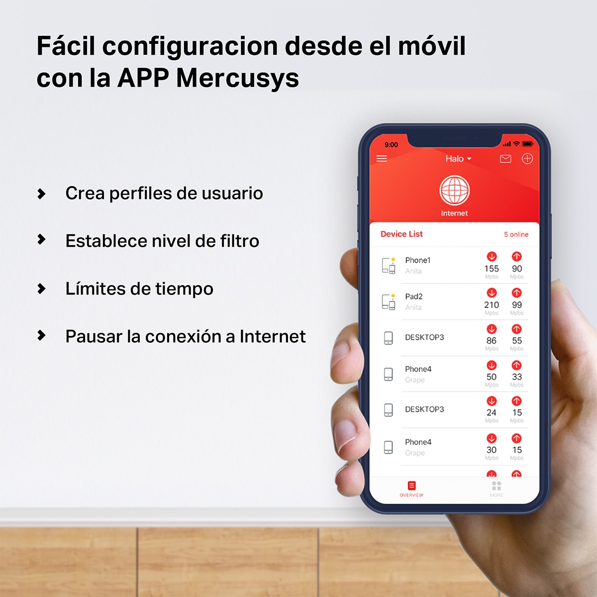 Sistema Wi-Fi Mesh Mercusys Halo H60X (3 Nodos) Wi-Fi 6 AX1500 7