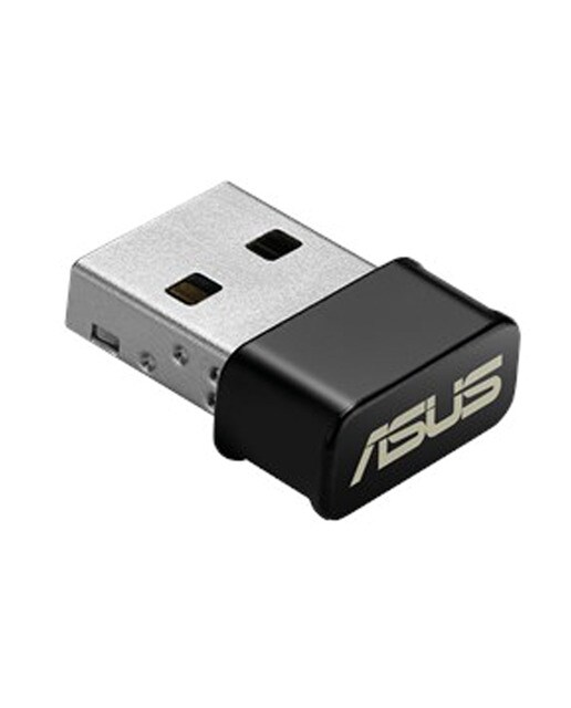 Asus - Adaptador USB inalámbrico ASUS USB-AC53 Nano Dual-Band AC1200.