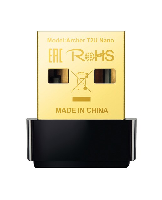 Imagen 0 de Adaptador inalámbrico Nano USB TP-Link Archer T2U Nano doble banda AC600