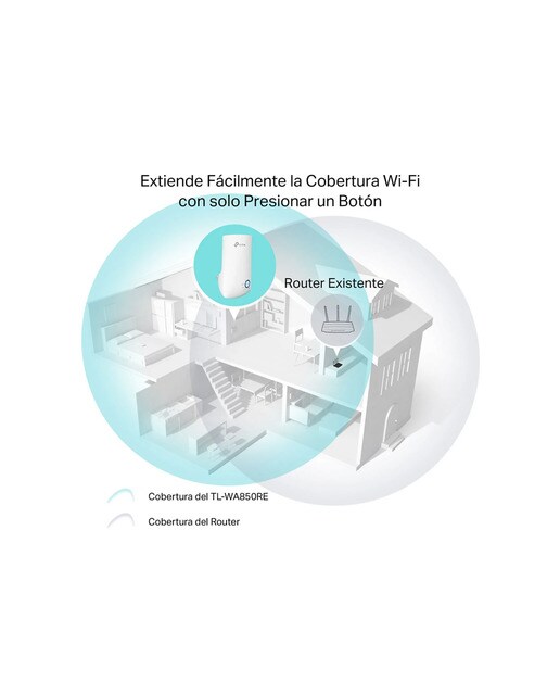 Extender TP-Link TL-WA850RE WiFi N 300Mbps Blanco Blanco-3