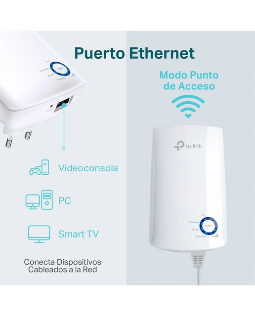 Extender TP-Link TL-WA850RE WiFi N 300Mbps Blanco Blanco-5