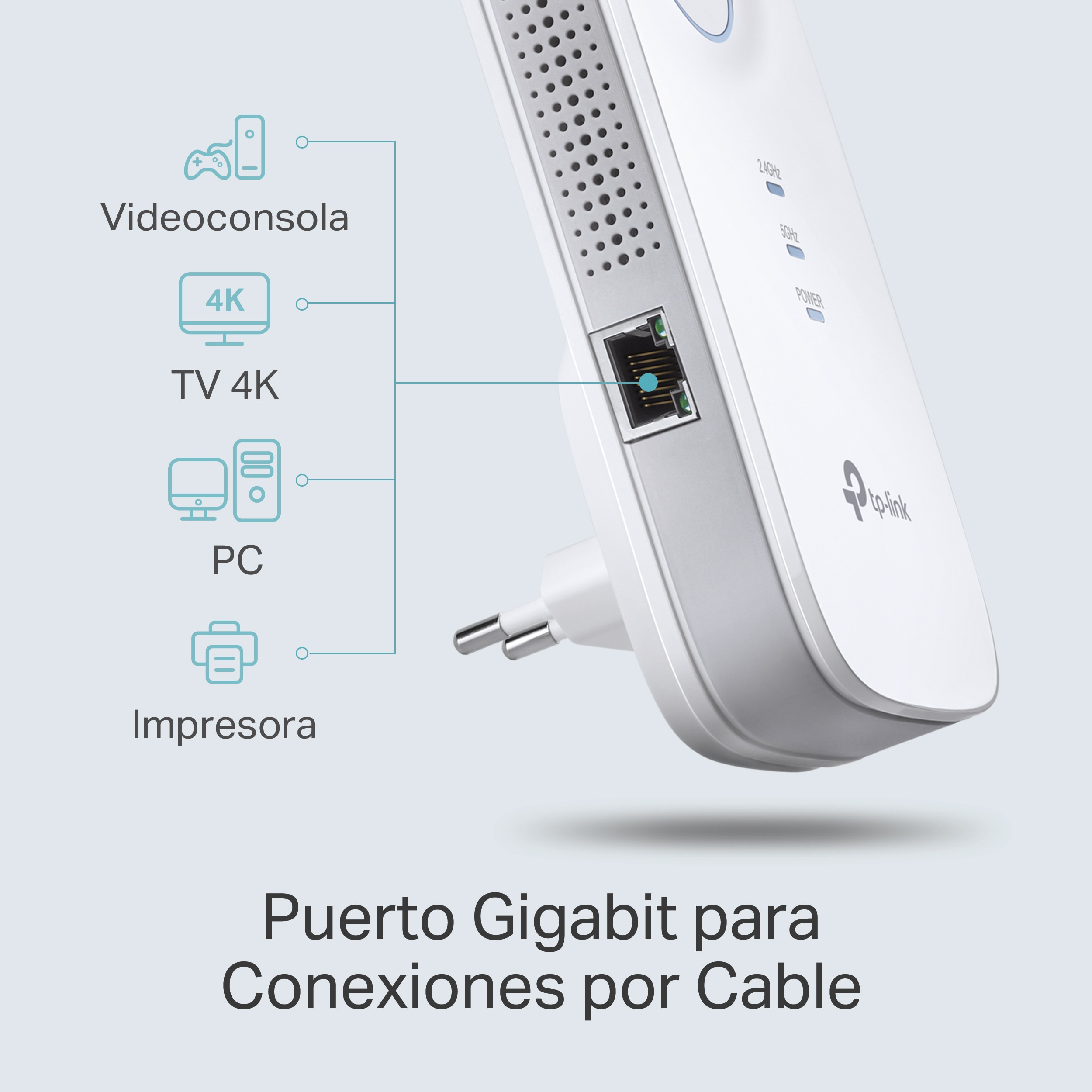 Extensor de Red TP-Link RE450 AC1750 Dual Band Wireless Blanco-4
