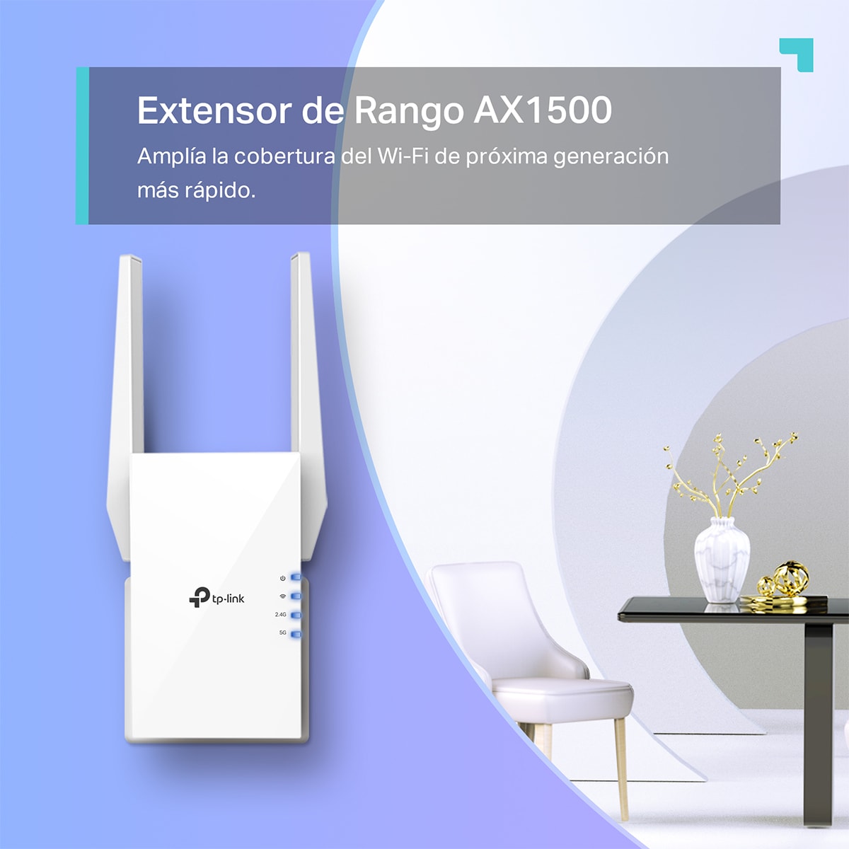 Repetidor Wi-Fi 6 TP-Link RE505X AX1500 Blanco-4