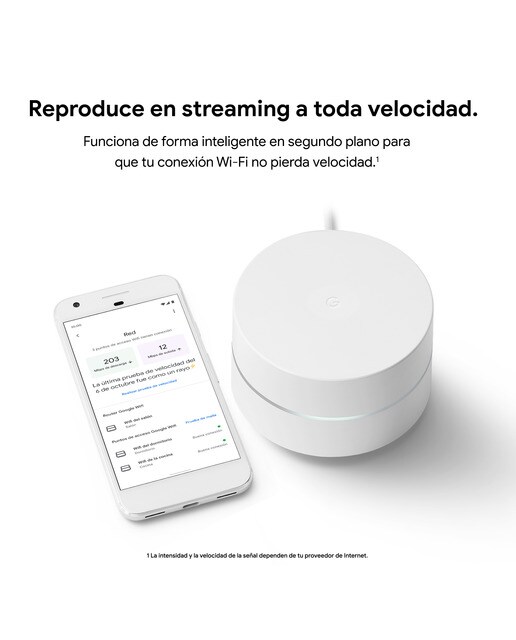 Google Wifi Mesh router o punto de acceso (3 unidades) - Nieve Nieve-6