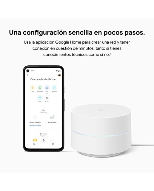 Google Wifi Mesh router o punto de acceso (3 unidades) - Nieve Nieve-7
