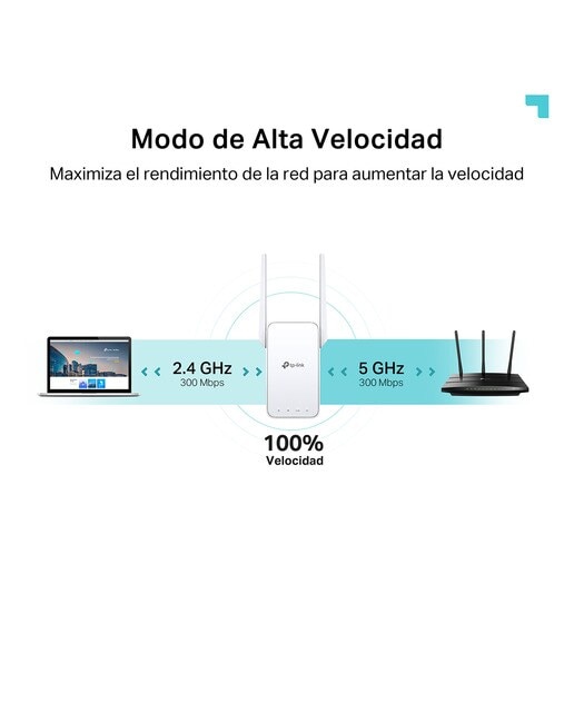 Repetidor WiFi TP-Link RE315, Doble banda, 1200 Mbps, MIMO 2x2, WPS, Punto de acceso Blanco Blanco-6