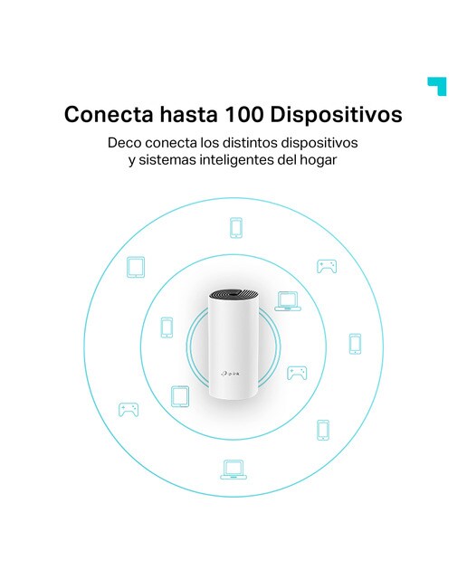 Sistema Wi-Fi Mesh TP-Link Deco P9, Doble banda, Gigabit, MU-MIMO, PLC, AC1200 + AV1000 Blanco Blanco-5