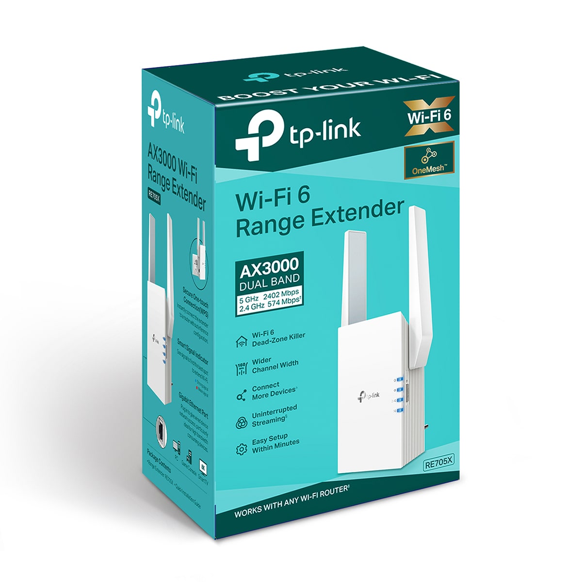 Repetidor Wi-Fi 6 TP-Link RE705X AX3000 Blanco-7