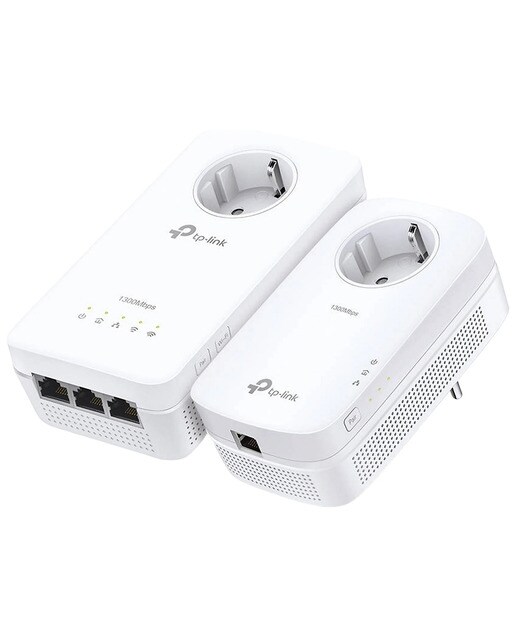 TP-LINK - Powerline TP-LINK TL-WPA8631P KIT Wi-Fi AC Gigabit AV1200 con enchufe.