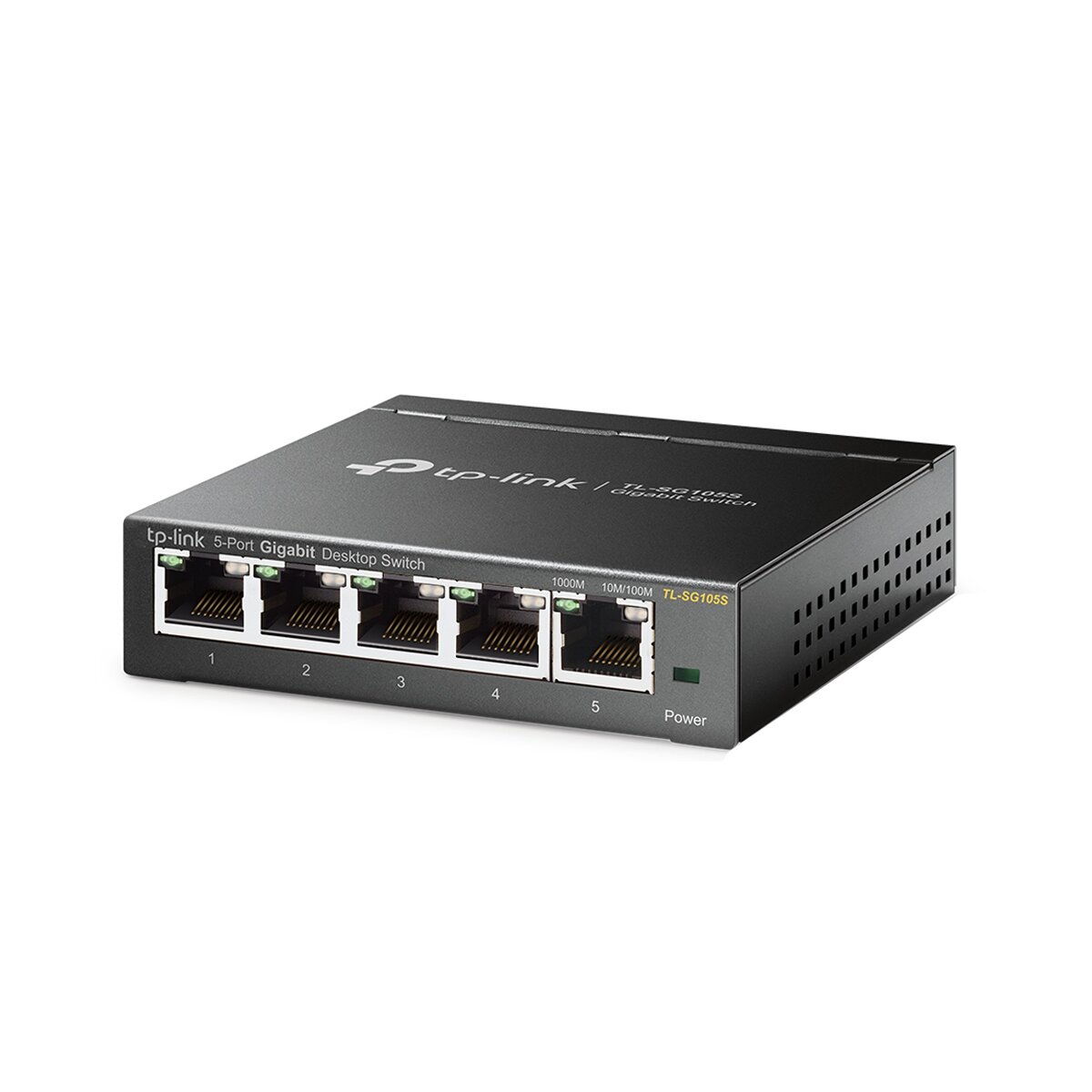 Switch TP-Link TL-SG105S, 5 puertos RJ-45, Gigabit Ethernet 10/100/1000 Mbps - Negro Negro-2
