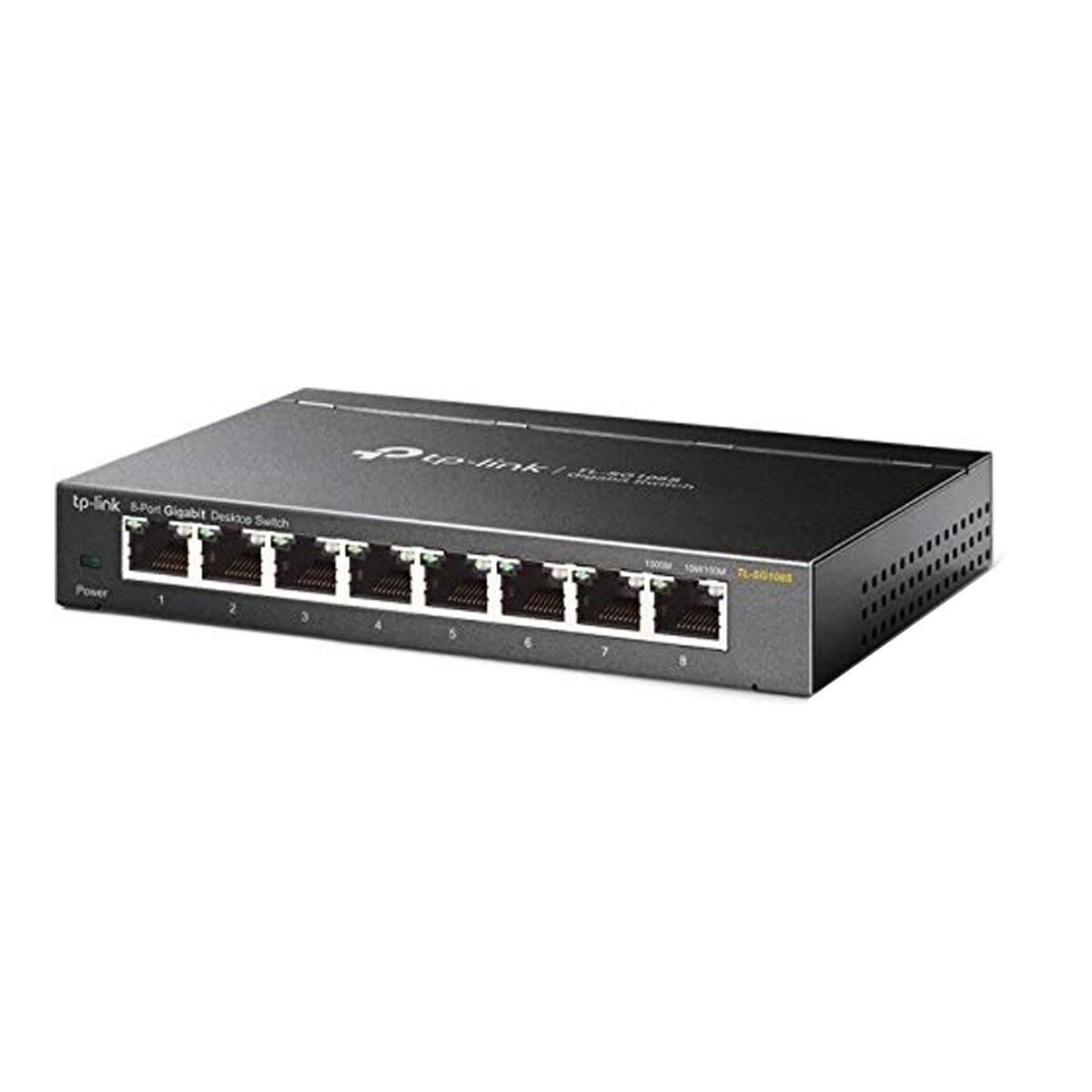 Switch de escritorio TP-Link TL-SG108S, 8 puertos a 10/100/1000Mbps - Negro Negro-2