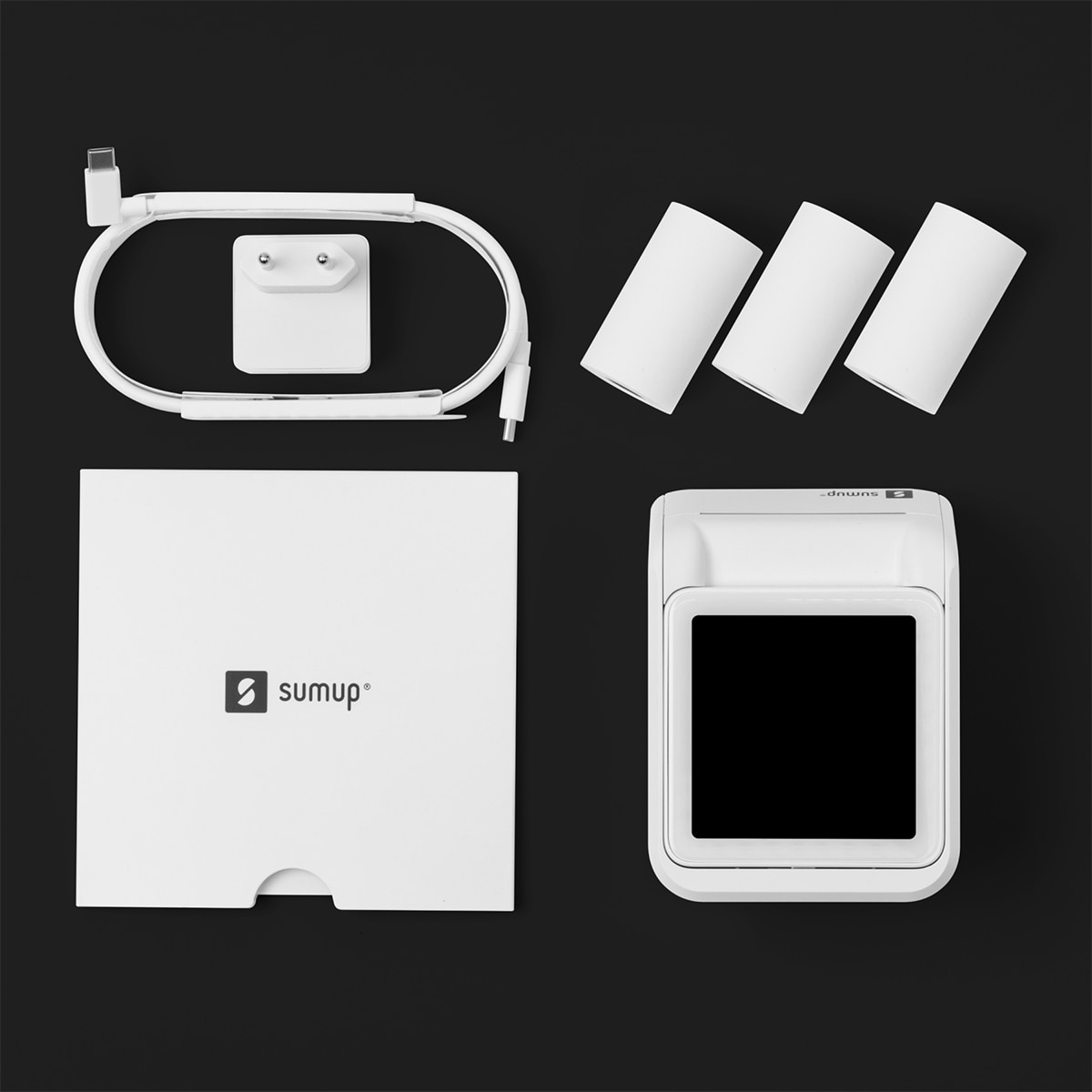 Datáfono Sumup Solo + Impresora, con tarjeta 4G y Wi-Fi Blanco-6