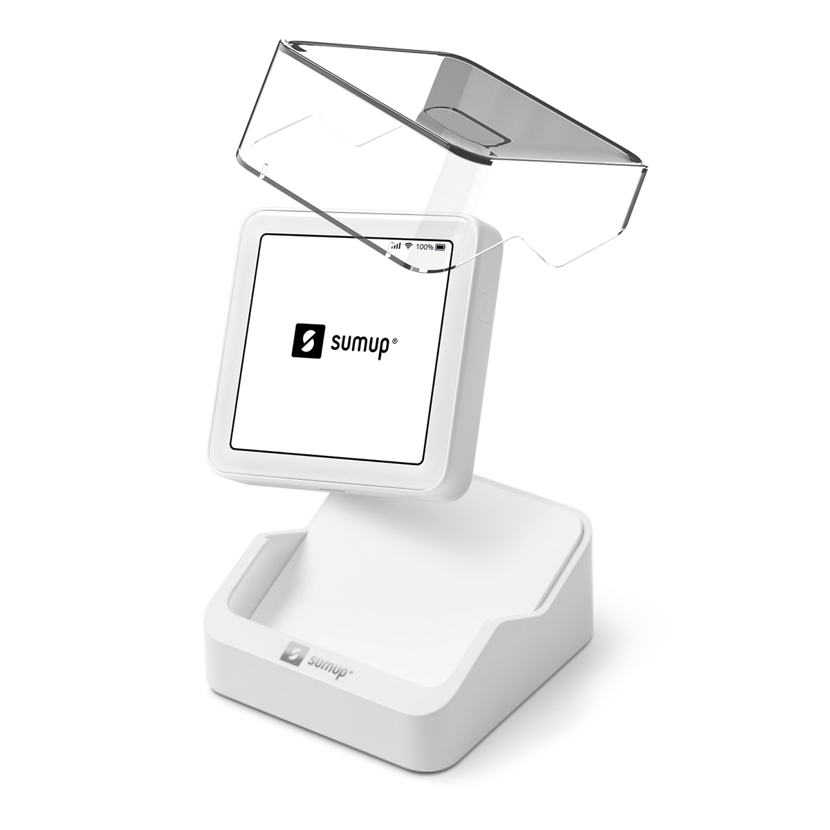 Datáfono Sumup Solo 4G Wi-Fi + Estación de carga Blanco-4