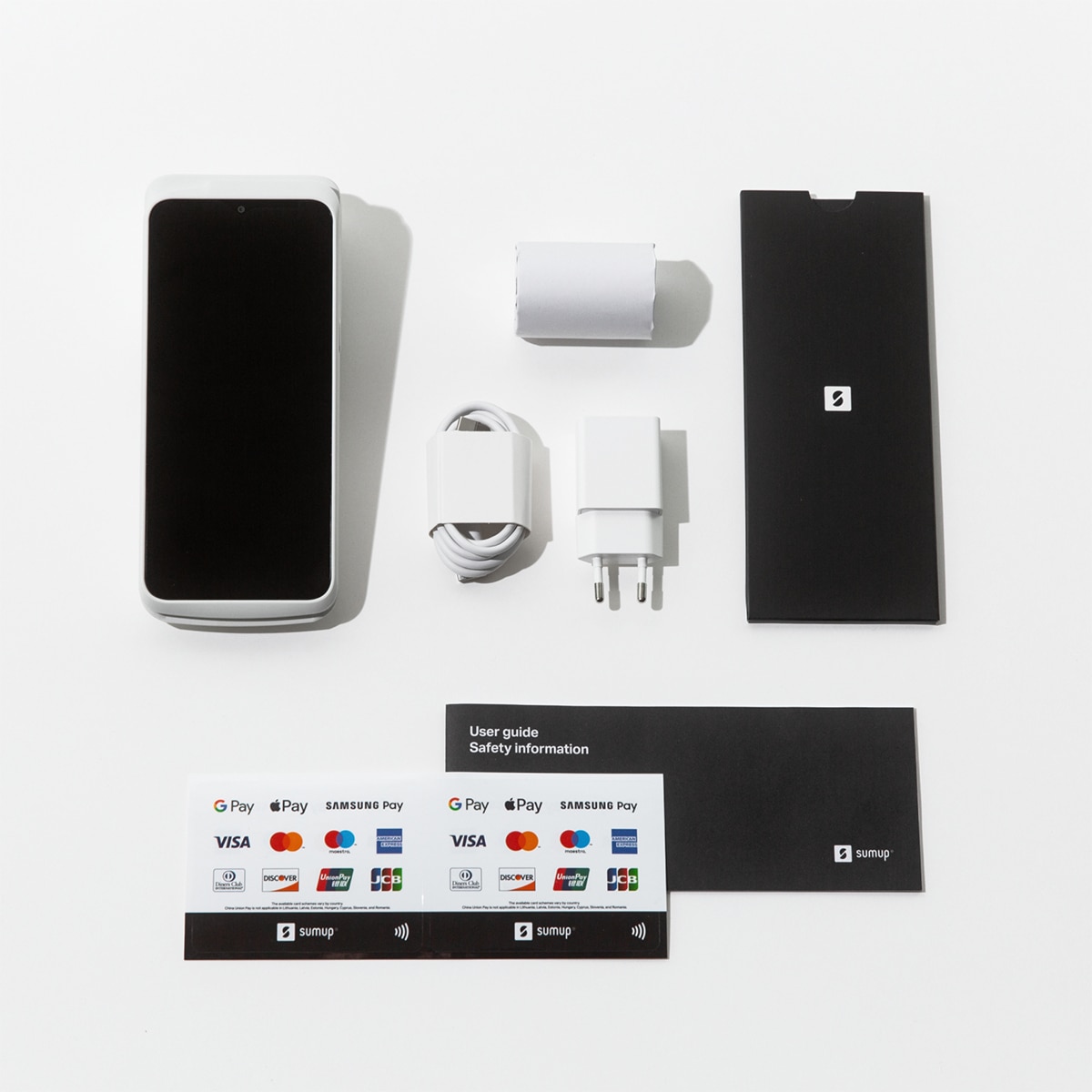 Datáfono Sumup TPV + Impresora con tarjeta 4G y Wi-Fi Blanco-4