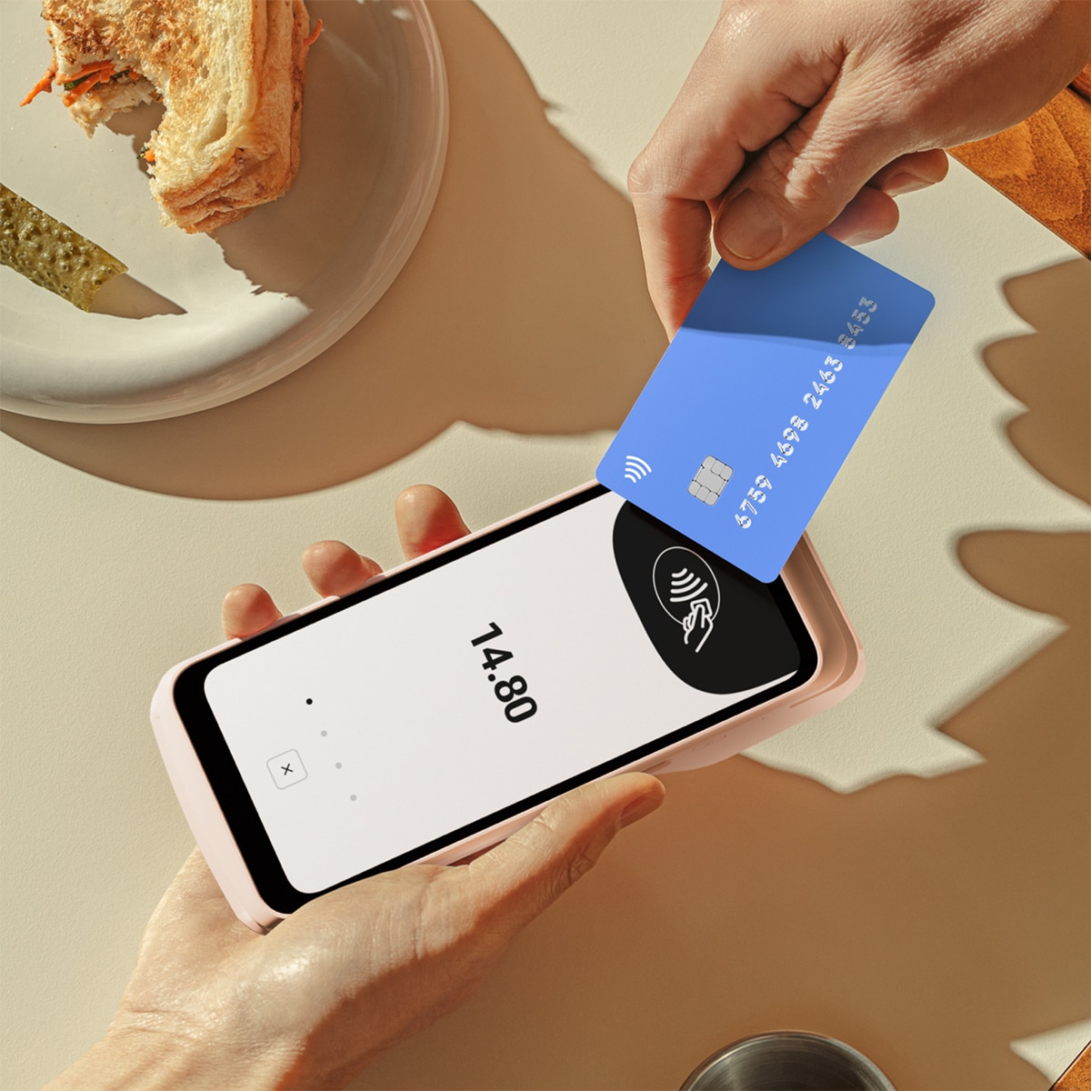 Datáfono Sumup TPV + Impresora con tarjeta 4G y Wi-Fi Blanco-5