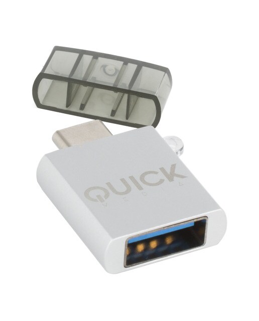 Imagen 0 de Adaptador Quickmedia USB Type C a USB 3.0