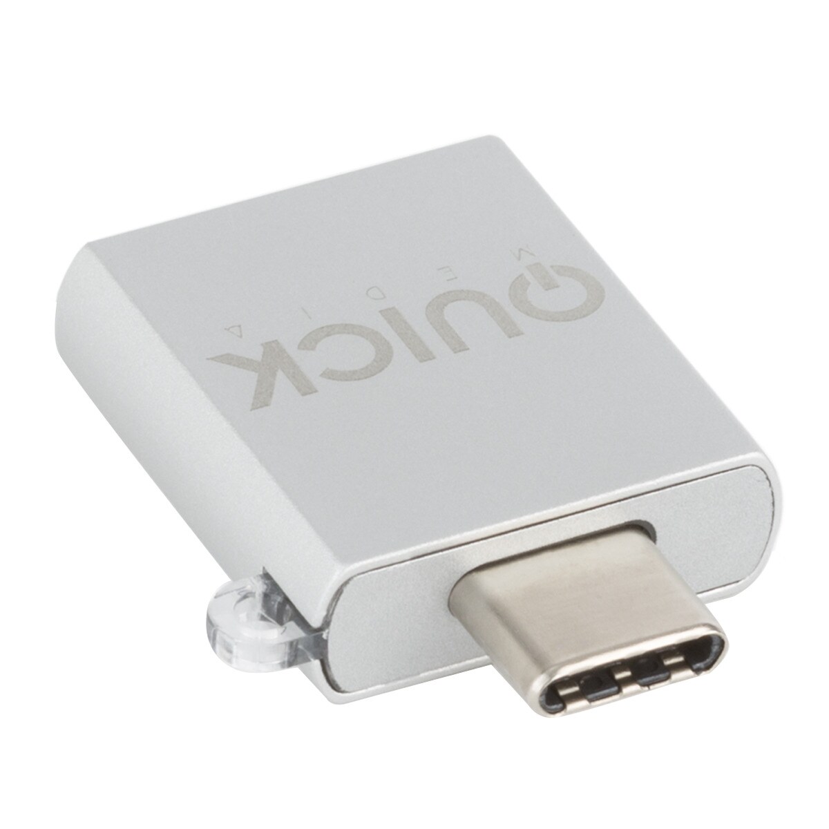 Adaptador Quickmedia USB Type C a USB 3.0 2
