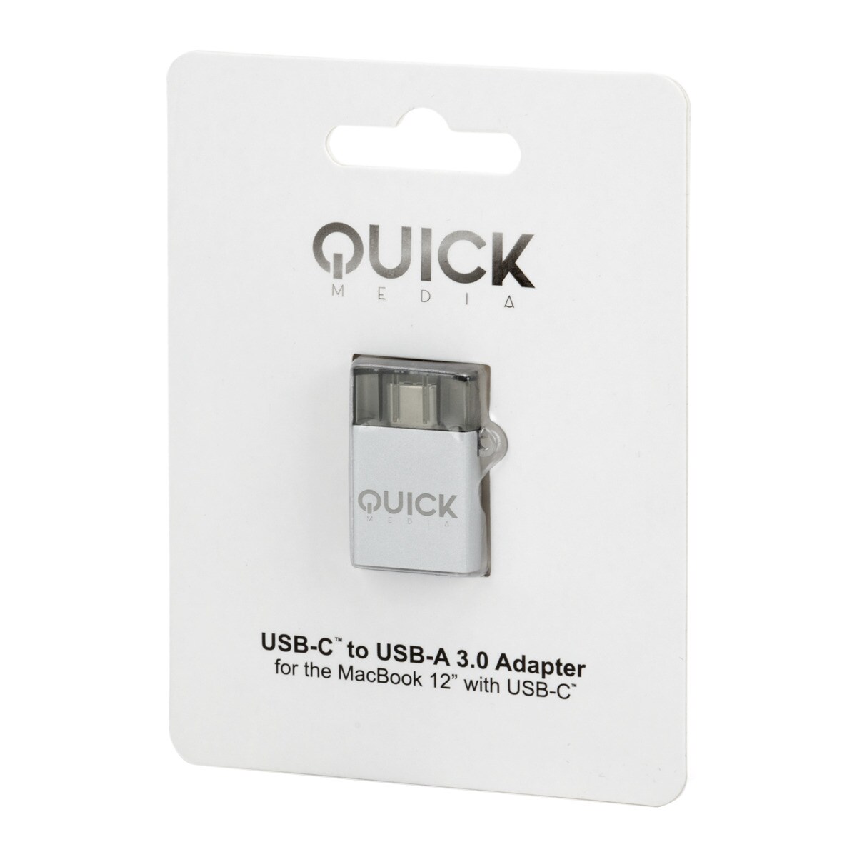 Adaptador Quickmedia USB Type C a USB 3.0 4