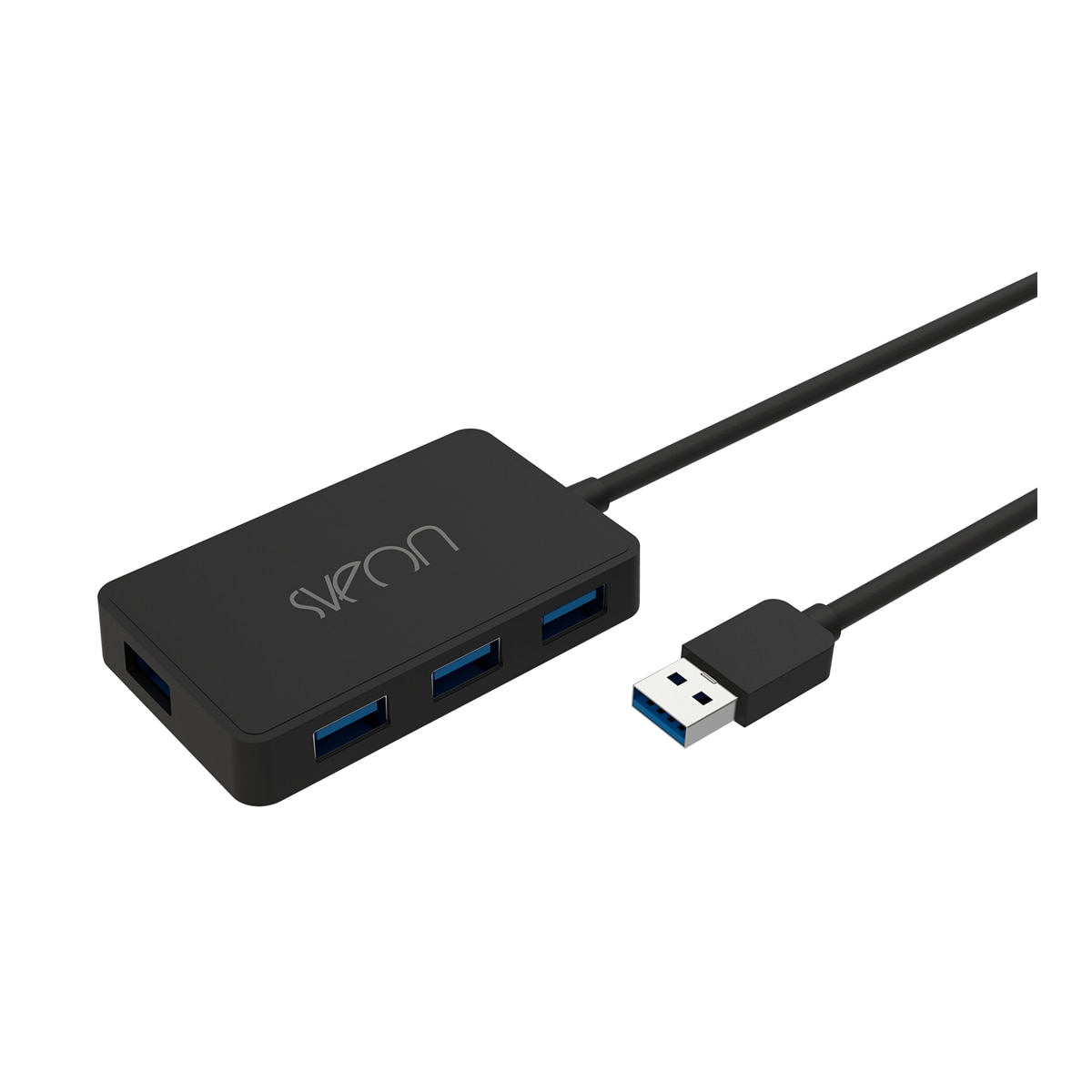 Hub Sveon SCT038 4 puertos USB 3.0 Negro-2