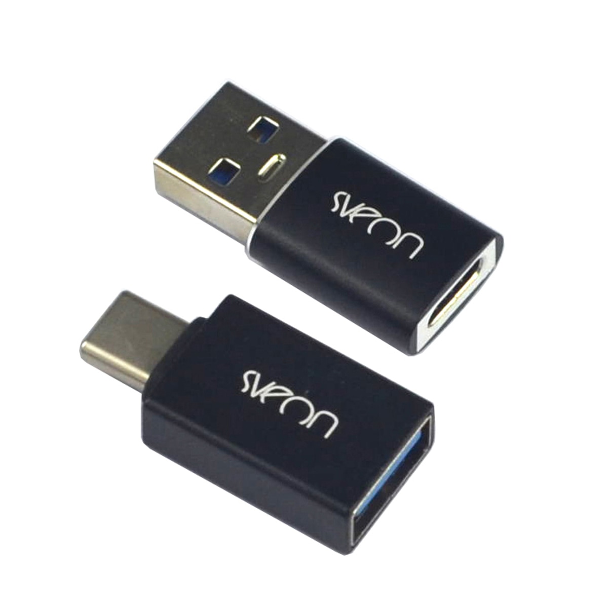 Kit de Adaptadores Sveon SCT300 USB Tipo C // Tipo A Negro-2