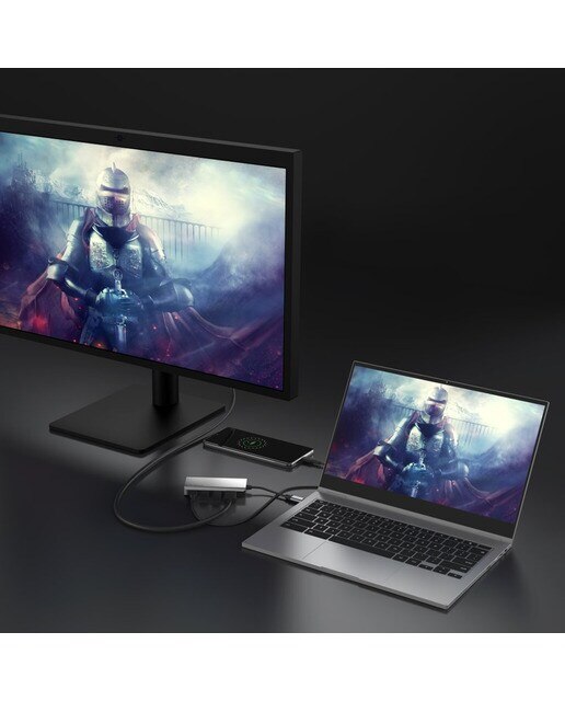 Hub multipuerto Belkin USB-C 4 en 1 Gris-5