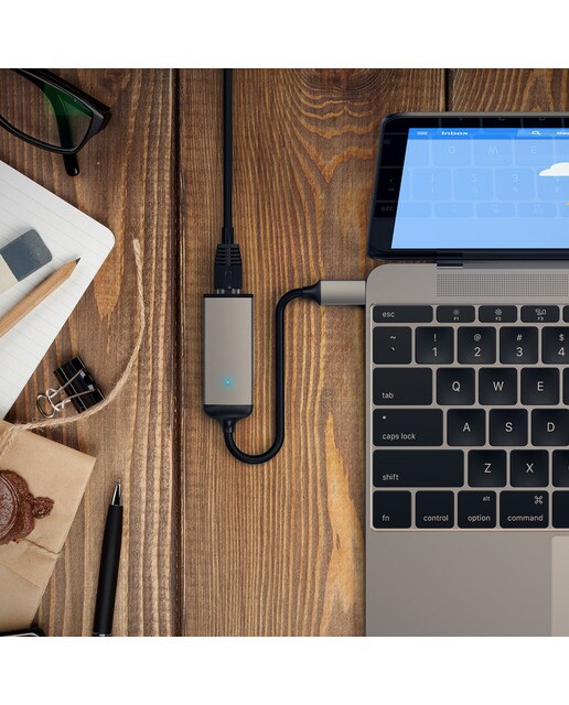 Adaptador USB-C a Gigabit Ethernet - Cinzento Espacial Cinzento espacial-6