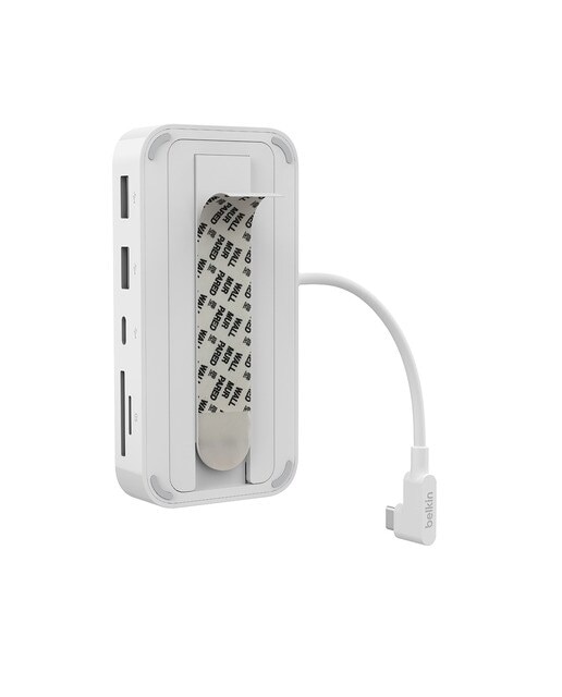 Hub Belkin USB-C multipuerto 6 en 1 con soporte Blanco-5