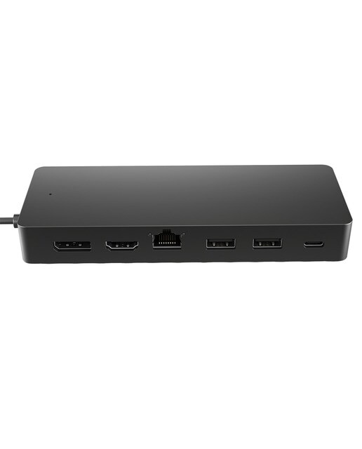 Concentrador multipuerto HP con USB-C universal - Negro Negro-3
