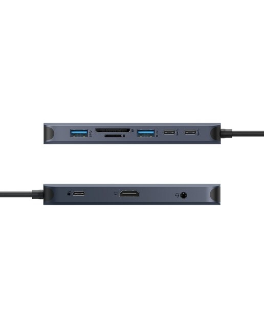 Hub USB-C HyperDrive Next 10 en 1 - Azul Medianoche Azul Medianoche-4