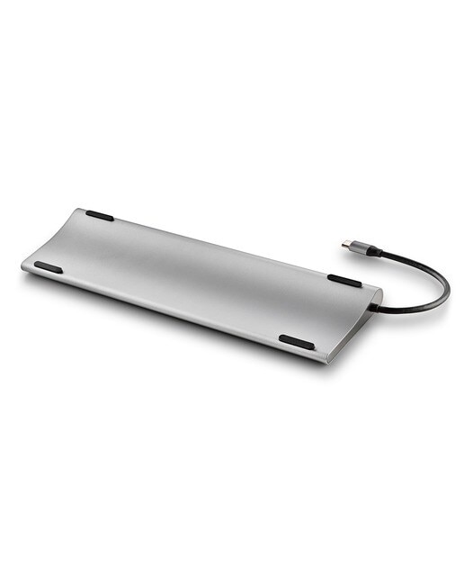 Hub Multipuerto NGS Wonder Dock USB-C 12 en 1 Plata-4