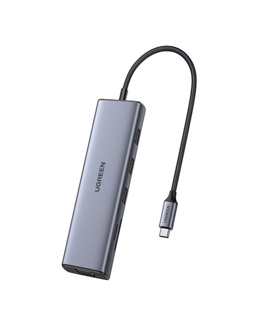 Imagen 0 de Hub USB-C UGREEN 9 en 1, 100W, HDMI hasta 4K@30Hz