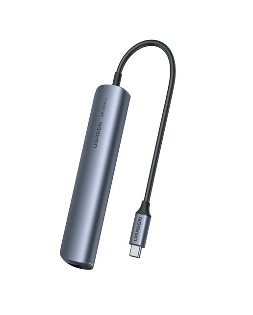 Imagen 0 de Hub USB-C UGREEN 5 en 1, 100W, HDMI hasta 4K@60Hz