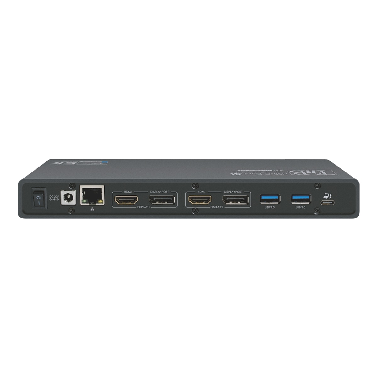 Hub T'nB 14 en 1 para pantalla dual Gris-3