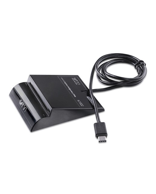 Lector de DNIe Sveon SCT322 USB 3.0 Tipo C Negro-1