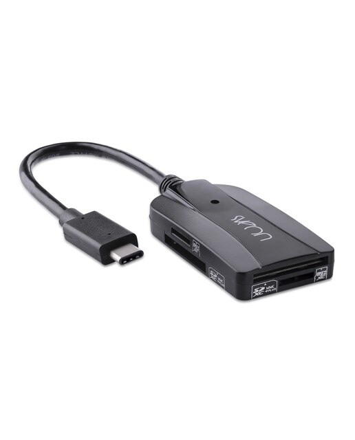 Lector de tarjetas Sveon SCT310 USB 3.0 Tipo C Negro-1