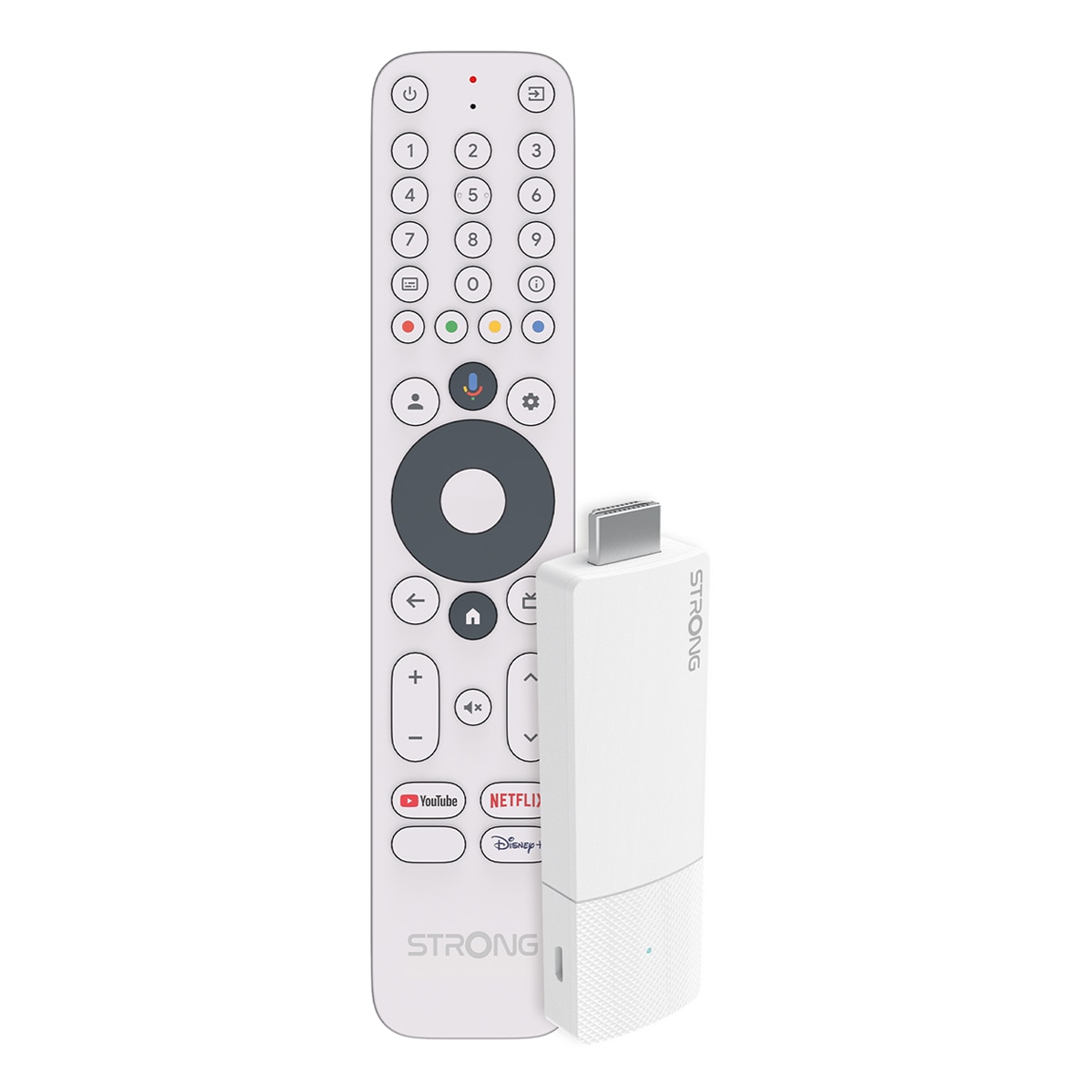 Stick Strong LEAP-AIR, 4K Google TV Blanco-1