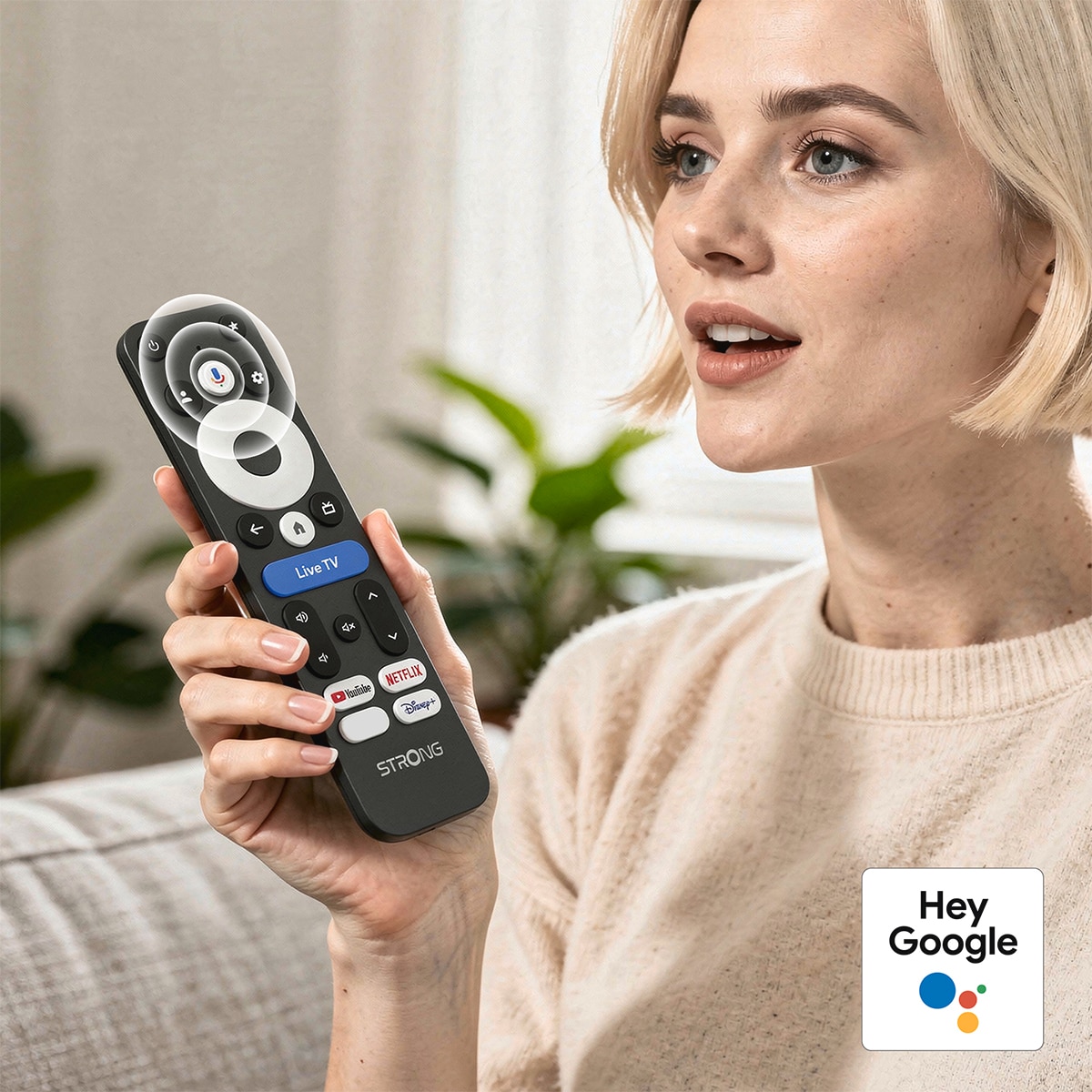Stick Strong LEAP-NOVA Android TV, UHD 4K Negro-4