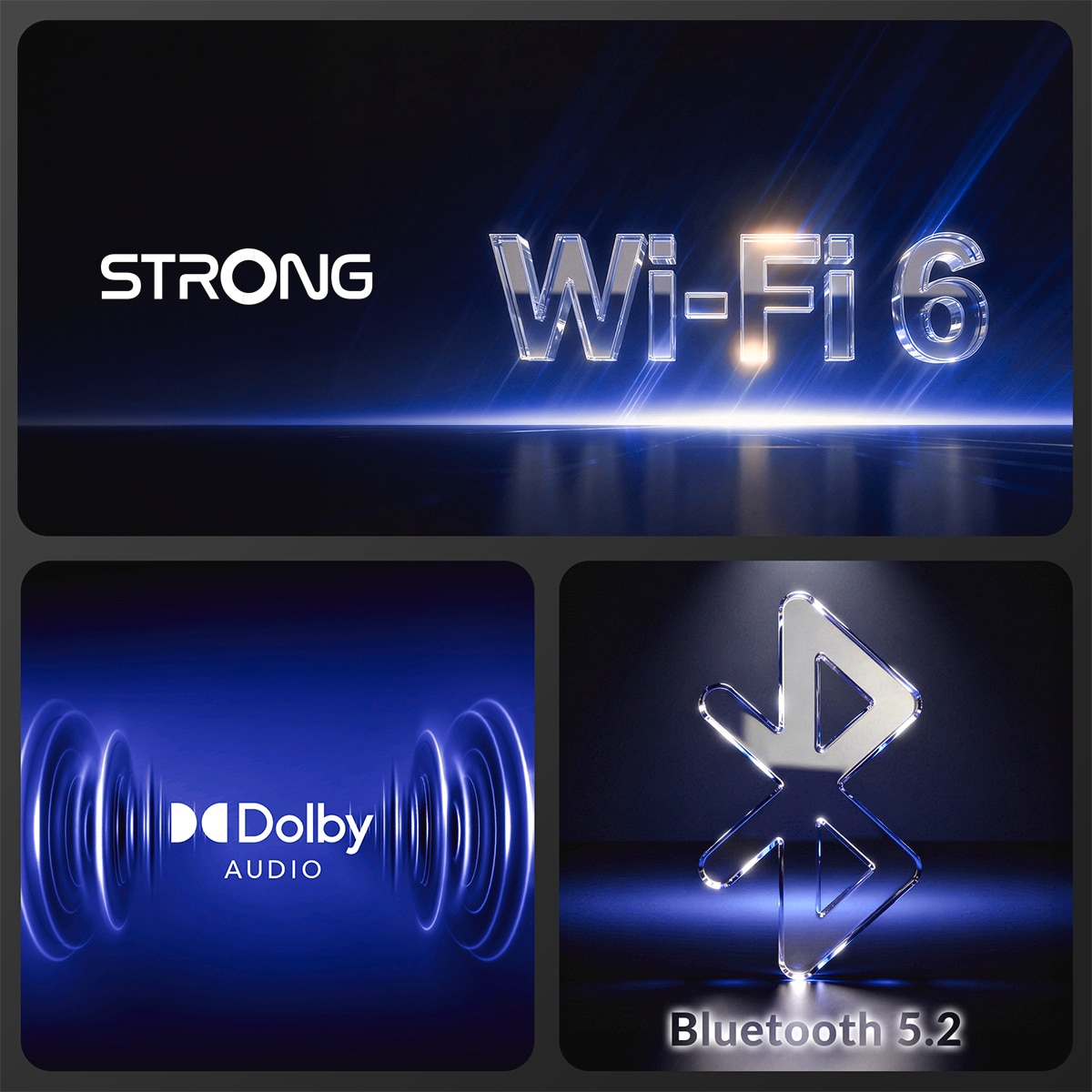 Stick Strong LEAP-NOVA Android TV, UHD 4K Negro-6