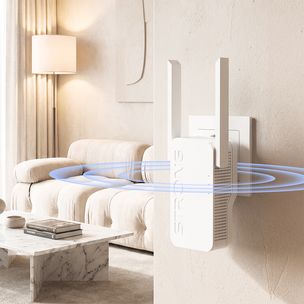 Extender STRONG Repeater 3600, WI-FI 7 Blanco-4