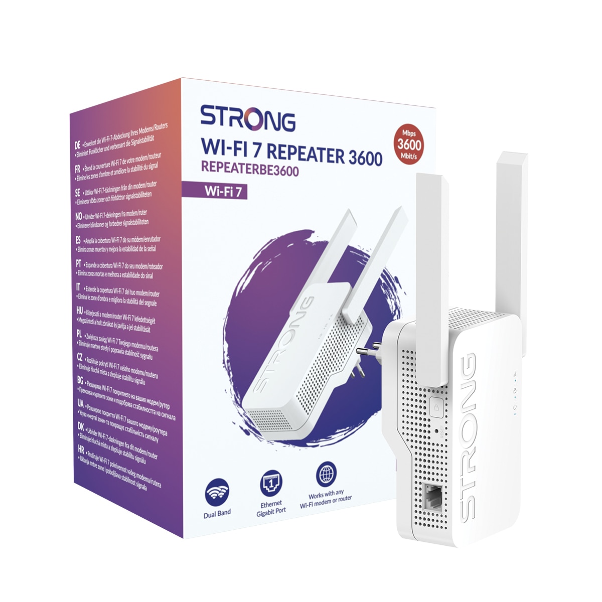 Extender STRONG Repeater 3600, WI-FI 7 Blanco-5
