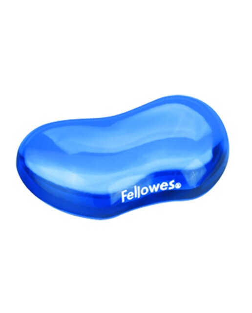 Imagen 0 de Reposamuñecas de gel flexible Fellowes Crystal azul