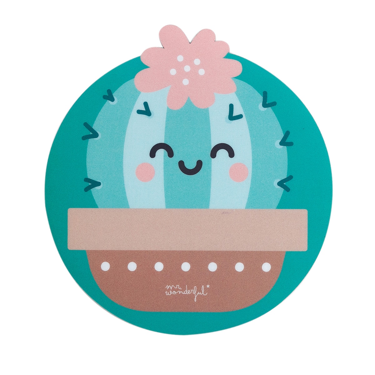 Alfombrilla para ratón Mr. Wonderful Cactus Verde / Marrón-1
