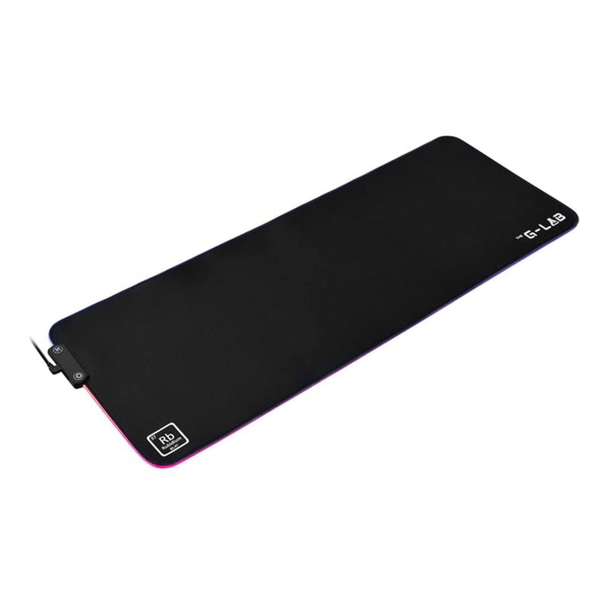 Alfombrilla para ratón Gaming The G-Lab Rubidium XXL Pad RGB Negro-2