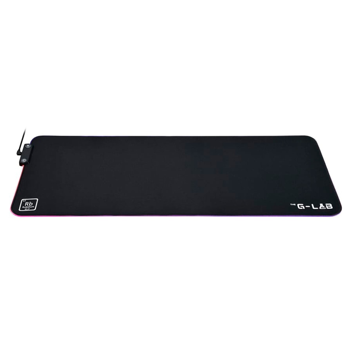 Alfombrilla para ratón Gaming The G-Lab Rubidium XXL Pad RGB Negro-3