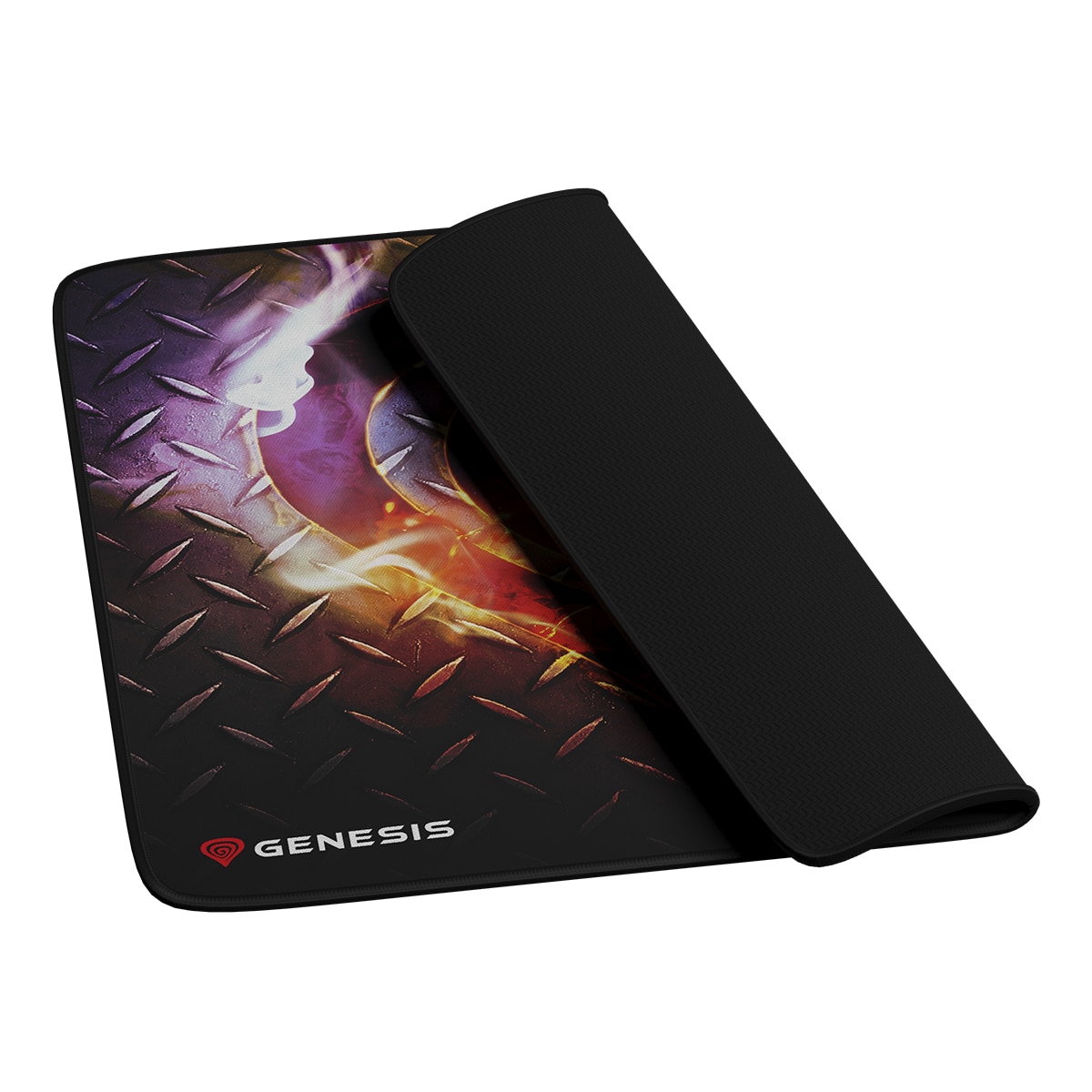 Alfombrilla gaming para ratón Genesis Carbon 500 M Steel G2 - Negro Negro-4