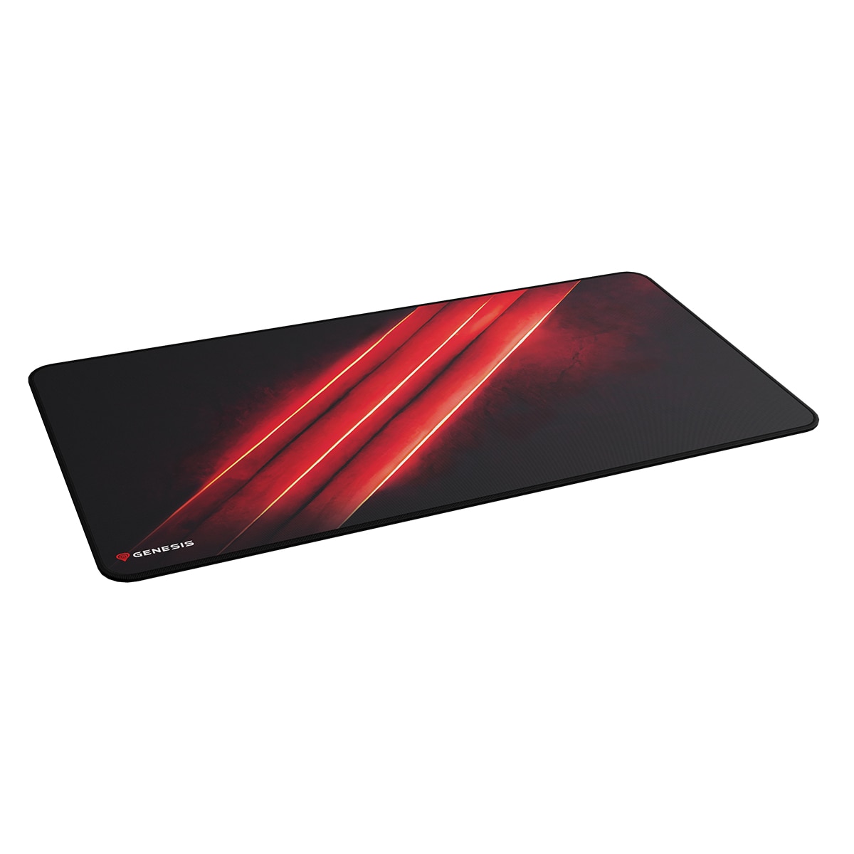 Alfombrilla gaming para ratón Genesis Carbon 500 Maxi Flash G2 Negro / Rojo-2