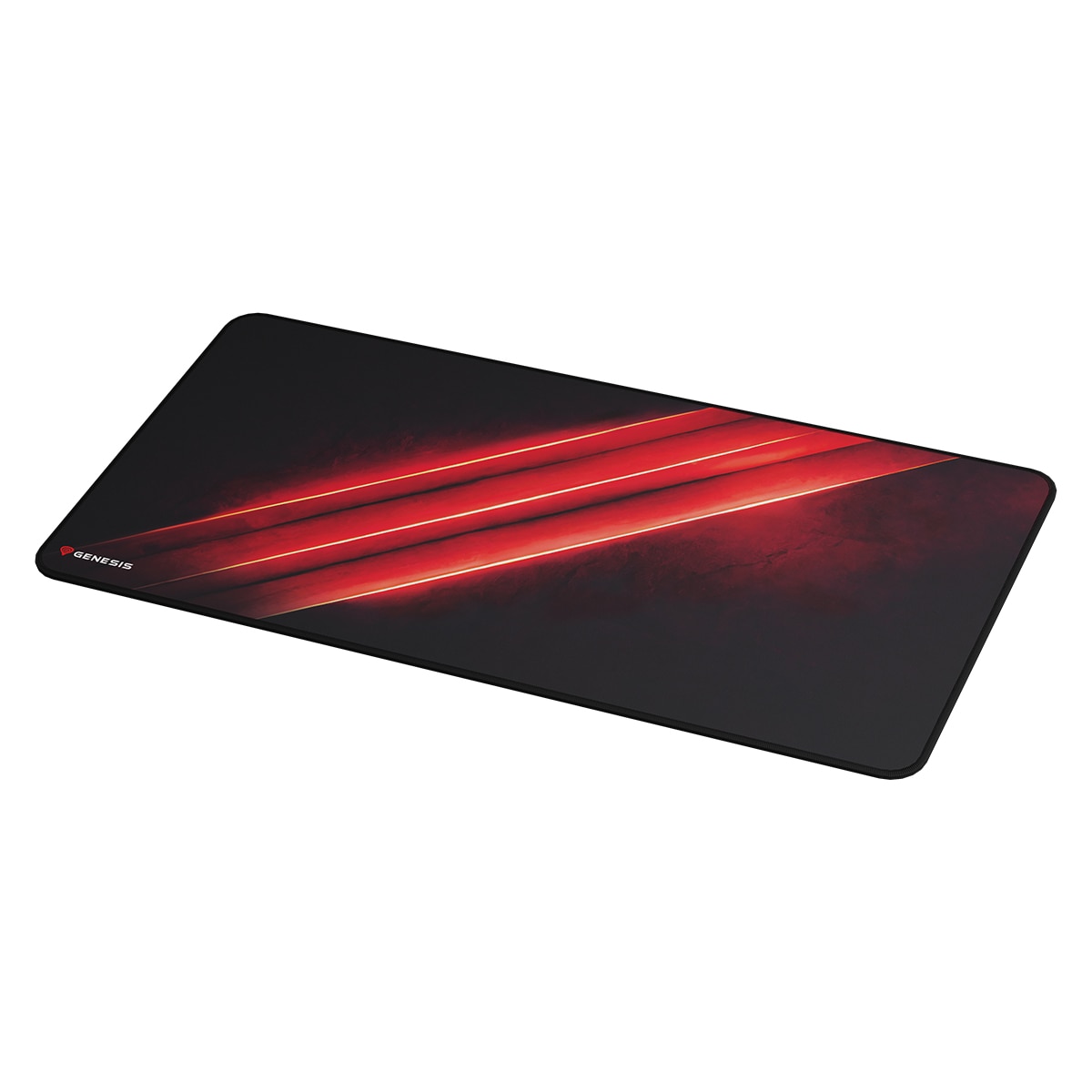 Alfombrilla gaming para ratón Genesis Carbon 500 Maxi Flash G2 Negro / Rojo-3
