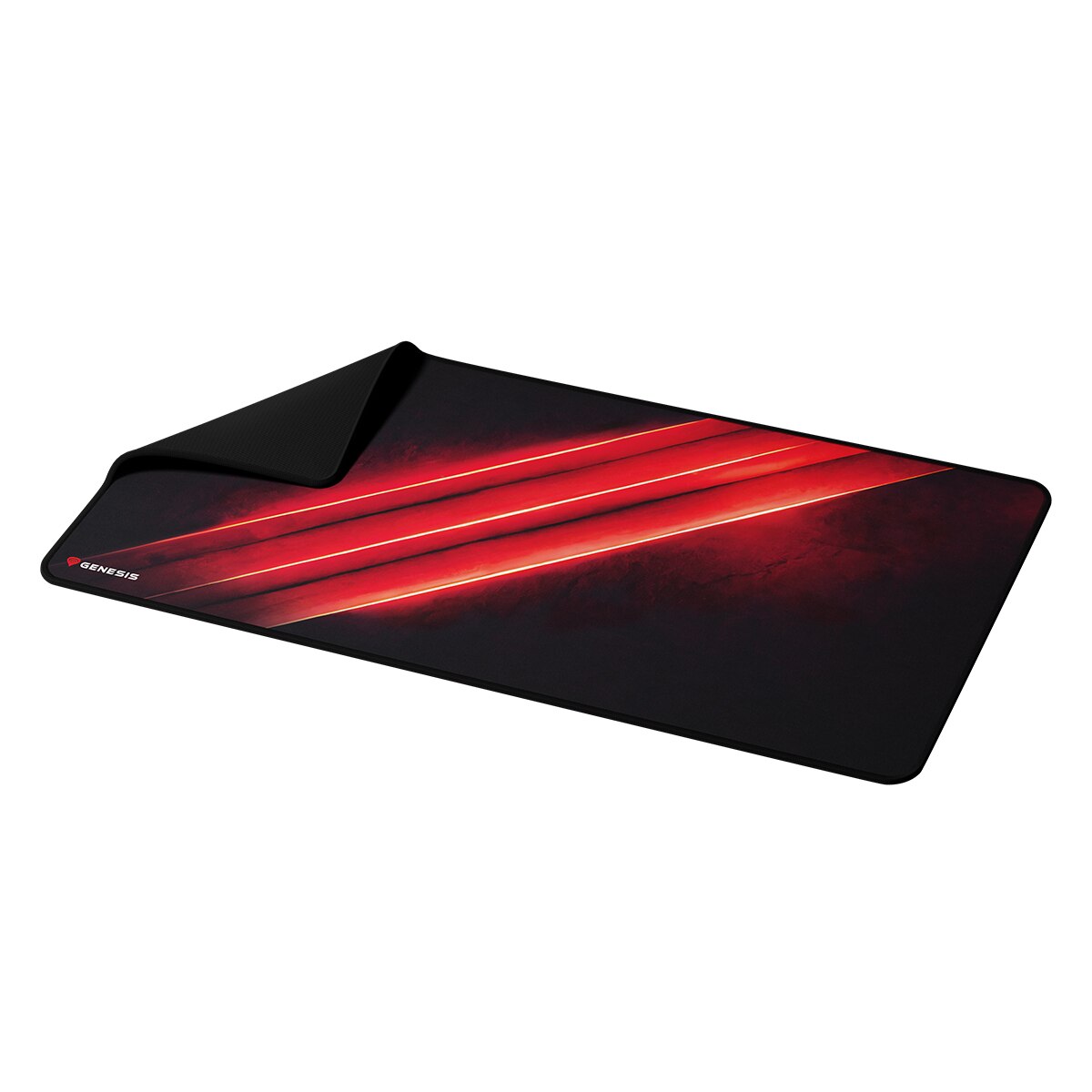 Alfombrilla gaming para ratón Genesis Carbon 500 Maxi Flash G2 Negro / Rojo-4