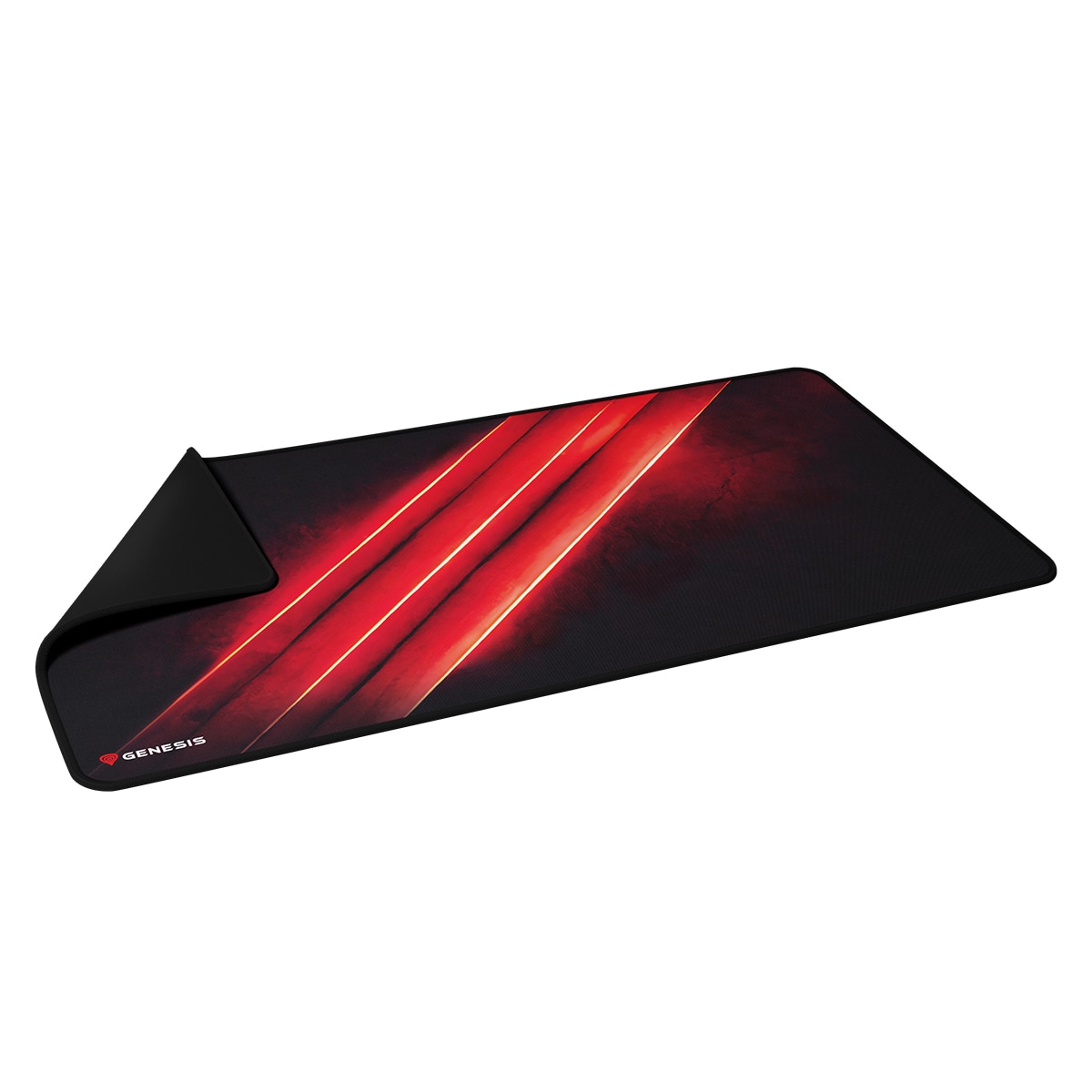 Alfombrilla gaming para ratón Genesis Carbon 500 Maxi Flash G2 Negro / Rojo-5