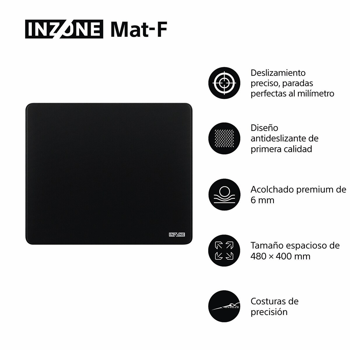Alfombrilla para ratón Sony INZONE Mat-F Negro-2